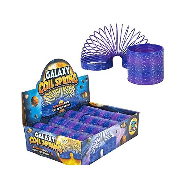 DollarItemDirect 3 inches (80 mm) Galaxy Coil Spring, Case of 5