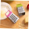 Ciieeo 3pcs Mini Cheese Grater Stainless Steel Handheld Vegetable Slicer for Fruits Easy to Clean Kitchen Gadget for Prep and Healthy Cooking