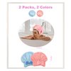 Free Eagle Microfiber Towel Head Wrap, 2 Packs Hair Towel for Curly & Quick Drying Wet Hair, Bath Towel, Absorbent Hair Turban Shower for Women (Pink, Blue)
