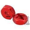 RZXYLRC 5mm Wheel Hex Drive Hub Adaptor with Pins for WLtoys 1/14 144001 RC Car Upgrade Parts (red)