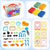 Modeling Clay Foam Beads Play Kit, 5 Blocks of Sensory Toys for Kids Fine Motor Skills Toys, Preschool Educational Learning Toy