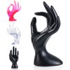 Zoihet Hand jewelry holder Ring holder for jewelry For Displaying Bracelets, Rings, Jewelry and Room decorations and Store event displays (black)