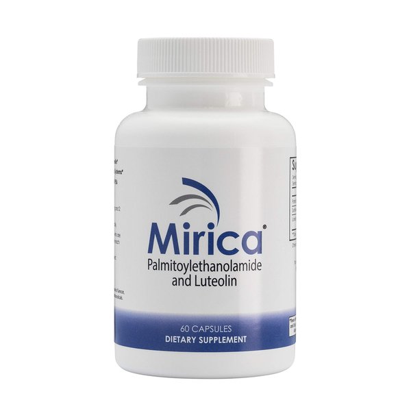 Mirica® - PEA (Palmitoylethanolamide) and Luteolin - Immune & Nervous System Support Supplement - 60 ct