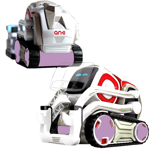 IPG for Cozmo Robot Face Screen Guard Decoration KIT Include Wheels&Body Set 7 Units Decals+2 Units Screen Protector (Lilac)