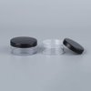 ccHuDE 2 Pcs 50g Plastic Loose Powder Case Empty Cosmetic Powder Container Refillable Makeup Powder Jar Portable Powder Box for Travel
