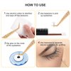 FEITA Eyelash Extension Tweezer Set Gold Lash Applicator Tool - Precision Lashes Diamond Grip Tweezers for 2D-6D Volume & Individual Eyelashes Extensions Supplies (6Pcs)