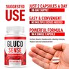 (2 Pack) GlucoSense – Official GlucoSense Capsules, Glucosense Pills Support Advanced Blood Formula Supplement, All Natural Premium Health & Wellness - Maximum Strength, 120 Capsules for 2 Months