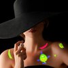HOWAF 12 Sheets Glow UV Neon Temporary Tattoos 120+pcs Body Face Tattoos for Women Blacklight Festivals Raves Party Supplies, Glow in the Dark Tattoos Stickers Waterproof Neon Body Art Decoration