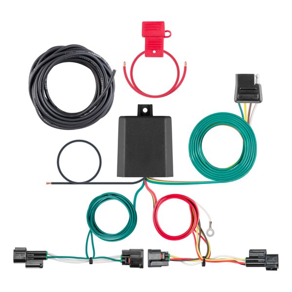 CURT 56402 Vehicle-Side Custom 4-Pin Trailer Wiring Harness, Fits Select Honda Accord, Black