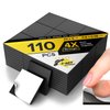 Magnetic Squares 110 Pcs - Self Adhesive Magnetic Squares (Each 4/5" x 4/5") - Industrial Flexible Sticky Magnets - Peel & Stick Magnetic Sheets, Tape Alternative to Magnetic Stickers, Magnetic Strip