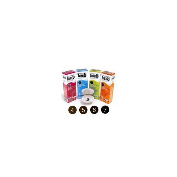 DONGSUNG Take 5 Hair Dye 100% Gray Hair Coverage 30g/1.06oz (No.6 Dark Brown)