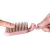 2Pcs Folding Hair Brush Hair Comb Portable Mini Massage Hair Brush Anti-Static Anti-knot for Women & Girls Size for Handbag (dark)