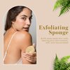 Bella Ciao Skin and Body Care Set - Face Massage Roller, Hair Brush, Pumice Stone, Loofah, Exfoliating Sponge, Wooden Tray Gift Baskets For Women Bath Sets Birthday Gifts for Women Spa Gifts for Women