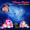 BSTAOFY Big Light up Pink Unicorn Stuffed Animal LED Unicorn Soft Plush Toy Birthday Valentines Christmas for Kids Girls 16.5‘’