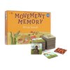 Movement Memory Game for Toddlers 2-4 Years – Educational Matching Game w/ African Animals - Memory Card Game with 28 Sets - Memorize and Match - Exercise & Improve Memory, Focus & concentration
