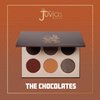 Juvia's Place The Chocolates - Tan, Auburn, Shades of 6, Rich Dark Chocolate Eyeshadow Palette, Professional Eye Makeup, Pigmented Eyeshadow Palette, Makeup Palette for Eye Color & Shine