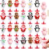 MGparty 24 Pack Christmas Jumping Popper Spring Toys Christmas Party Favors Toys for Kids Birthday Party Carnival Prizes Pinata Filler Classroom Rewards Treat Bags Gifts Poppers Toys Pop Up Critters