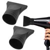 Healvian 2pcs Universal Hair Diffuser,Hair Dryer Attachment Nozzle,Blow Dryer Nozzle,Plastic Hair Dryer Diffuser,Replacement Narrow Concentrator,for Blow Dryer Nozzle from 1.71-1.77inch Diameter
