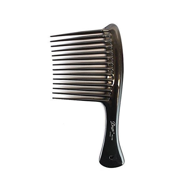 Diane Rake/Rage Comb - Black 6 Pieces, Hair Detangling Brush for Effortless Knot Removal Without Pulling