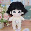 niannyyhouse 10cm 20cm Plush Doll Clothes Vest Jumpsuit Climbing Suit Soft Stuffed Plush Toy Dress Up (a3, 10cm)