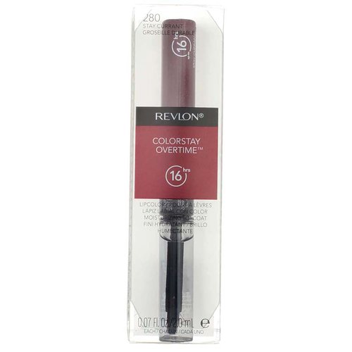 Revlon ColorStay Overtime Liquid Lip Color, Stay Currant [280] 1 ea (Pack of 4)