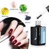 VENALISA 15ml No Wipe Gel Top coat, Long-Lasting High Gloss Shiny Tempered Top coat, Soak Off U V Lamp Clear Gel Nail Polish