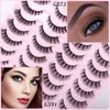 SQYlashes False Eyelashes Natural Wispy Cat Eye Lashes Short- Mixed 2 Styles, 14 Pairs, MG05