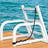 Shupakul 2 Pcs Pontoon Ladder Pull Up Straps,19.5 to 56 Inch Adjustable Marine Ladder Strap with Buckle,Reusable Boat Ladder Strap for Secure and Storage