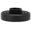 Diffuser Hair Dryer Curly Hair, Silicone Diffuser Attachment Universal Hair Dryer Diffuser Portable Travel Folding Hair Blow Dryer Diffuser Defuser Hairdryer(Black)
