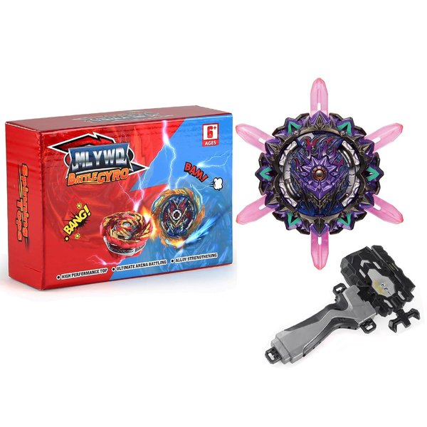 mlywd Bey Battling Tops Burst SuperKing, Bey Blade Launcher and Grip Battle Game Set Right Spin DB Layer System Gyro Toys Set Gifts for Kids Children Boys, B-169