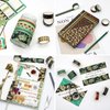 WAPETASHI 40 Rolls Washi Tape Set - Green Floral Decorative Tape, Adhesive Tape for Bullet Journal Supplies, Junk Journal, DIY Craft, Scrapbooking Supplies, Gift Wrapping, Party Decoration, Art Craft