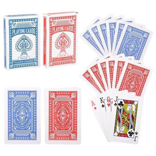 The Dreidel Company Playing Cards Deck, 2.25 Inch x 3.5 Inch (6-Pack)