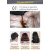 BNM Health Hair Dye Color Shampoo 500ml Instant Fast Permanent Natural DYE Color Unisex (Dark Brown)