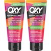 Oxy Acne Medication Face Wash - Maximum Action with Maximum Strength 10% Benzoyl Peroxide (5 Fl Oz) - Pack of 2