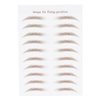 Eyebrow Transfers, Eyebrow Tattoo Sticker Eyebrow Transfer Sticker for Women,Eyebrows Tattoo Stickers Waterproof Long Lasting False Tattoos Peel Off Instant Eyebrow for Women Girls Makeup(BROWN-06)