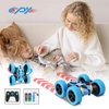 Remote Control Car,2.4GHz RC Cars Double Sided 360° Rotating RC Stunt Car with Headlights,4WD Off Road Drift RC Car Toy for Boys Aged 6-12 8-12