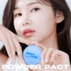 [ABOUT TONE] Air Fit Powder Pact 0.28oz – Makeup Fixing Powder, Airy & Light Texture, Pressed Powder Pact with Mirror and Puff, Face Blur Powder, Makeup Finishing Compact Powder, Sebum Control, Vegan