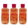 Generic Bath and Body Work CHAMPAGNE SPRINKLES Shower Gel Bundle - Lot of 3, orange