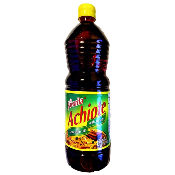 LA FAVORITA VEGETABLE OIL WITH ANNATO 33.80 oz