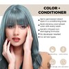Luxecolors Depositing Hair Dye Conditioner, Semi Permanent Reflesh Hair Color Conditioner, Non-foaming Hair Coloring, Cruelty-free 5.28 fl.oz, Sliver Gray