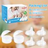 Sippy Spout Nipples for Philips Avent Natural Baby Bottles, My Grippy Spout Sippy Cup and Natural Trainer Sippy Cup, Replacement Bottle Nipple BPA-Free,4 Count, 6m+