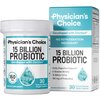 Physician's CHOICE Beginner Probiotics 15 Billion CFU - 6 Diverse Strains & Organic Prebiotics, Designed for Overall Digestive Health and Supports Occasional Constipation, Diarrhea, Gas & Bloating
