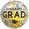 Amscan Congrats Grad Beach Ball - 16" inflated | Black, Silver, Gold | 1 Pc.
