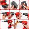 PANPAPA Electric Power Kids Drill and Screw Set，Toy Drill Set Include 3 Interchange dirll bits with Realistic Sound & Action，Kids Pretend Play Tool，Drill Toys for Kids Ages 3-5 Boys(Red)