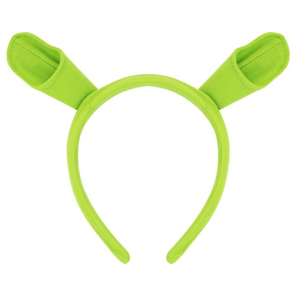 IGMaryBox Funny Headwear Dressing Up Ears Plush Animal Ears Headband Green Monster Headband Ogre Ears Hairband Festival Theme Party Costume Accessories Halloween Cosplay Hairbands