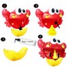 Baby Bath Bubble Toy Bubble Crab Bubble Blower Bubble Machine Bubble Maker with Nursery Rhyme Bathtub Bubble Toys for Infant Baby Children Kids Happy Tub Time (Crab)