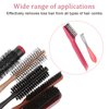 2 Pieces Hair Brush Cleaning Tool Comb Cleaning Brush Remove Hair Brush Cleaner Rake Mini Hair Brush Remover for Removing Hair Dust Home and Salon Use, Pink