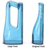 ToiletTree Products Extended Capacity Oral Irrigator Water Tank with Bonus Tip, Compatible with Many Brands, Oral Irrigator Not Included (Tank and 1 Tip Only), Blue