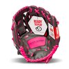 Franklin Sports Kids Baseball Glove - Youth Baseball, Softball + Tball Glove for Boys + Girls - Shok Sorb Glove - Right Hand Throw - Pink - 10.5"