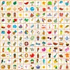 Partywind 408 PCS Hawaiian Tattoos for Party Decorations, Hawaiian Luau Party Favors Supplies for Boys and Girls, Beach Tropical Tattoos for Party Games (Individually Wrapped Sheet)